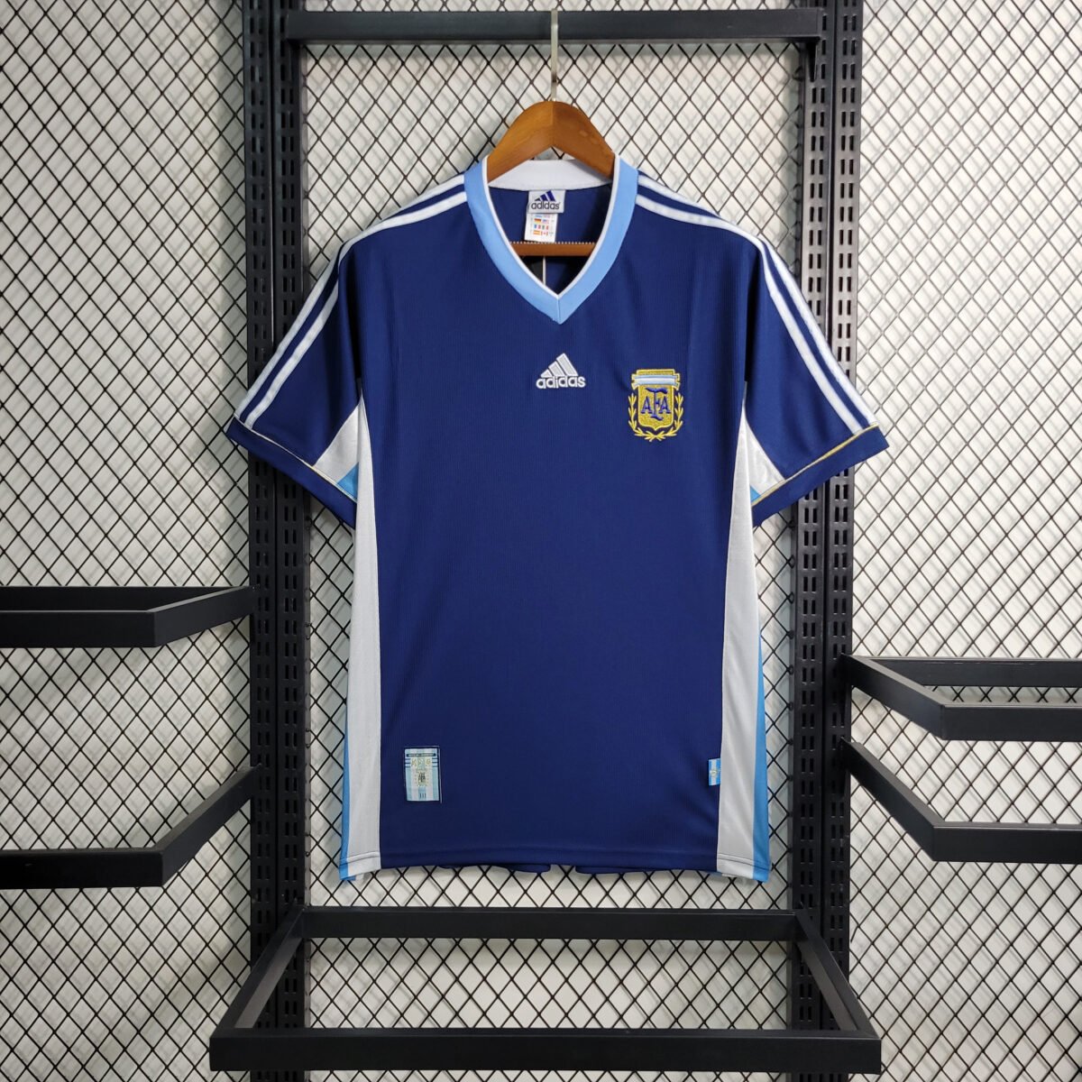 argentina 1998 Camiseta Retro Seleccion Argentina alternativa 1998