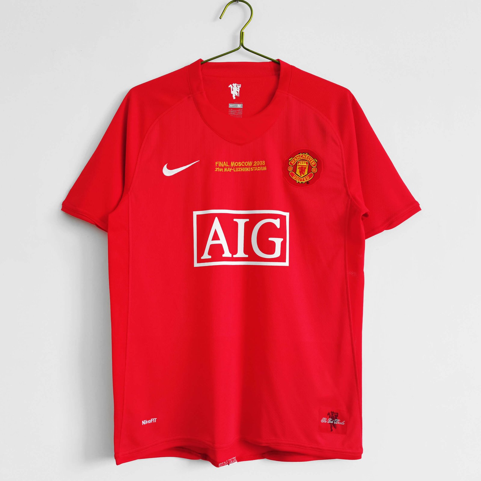 Manchester united 2008 Camiseta Retro Manchester United 2008
